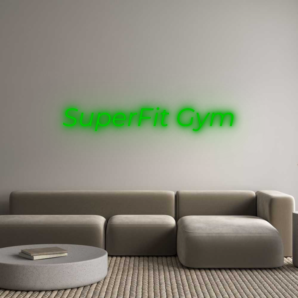 Custom Neon: SuperFit Gym