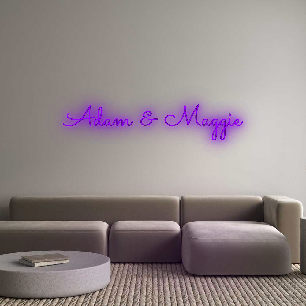 Custom Neon: Adam & Maggie