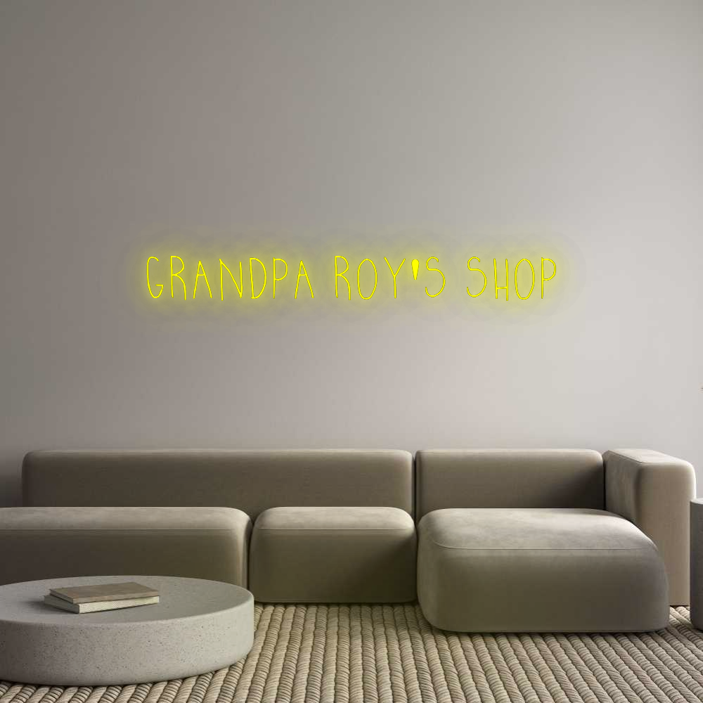 Custom Neon: GRANDPA ROY'S...