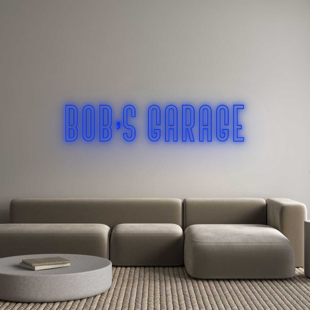 Custom Neon: Bob’s Garage