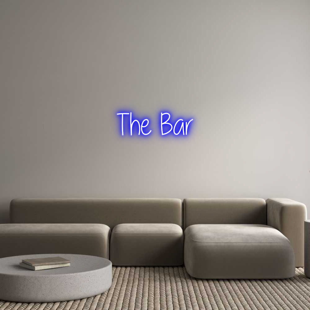 Custom Neon Text - The Bar