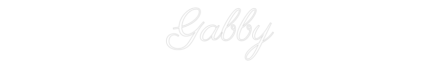 Custom Neon: Gabby