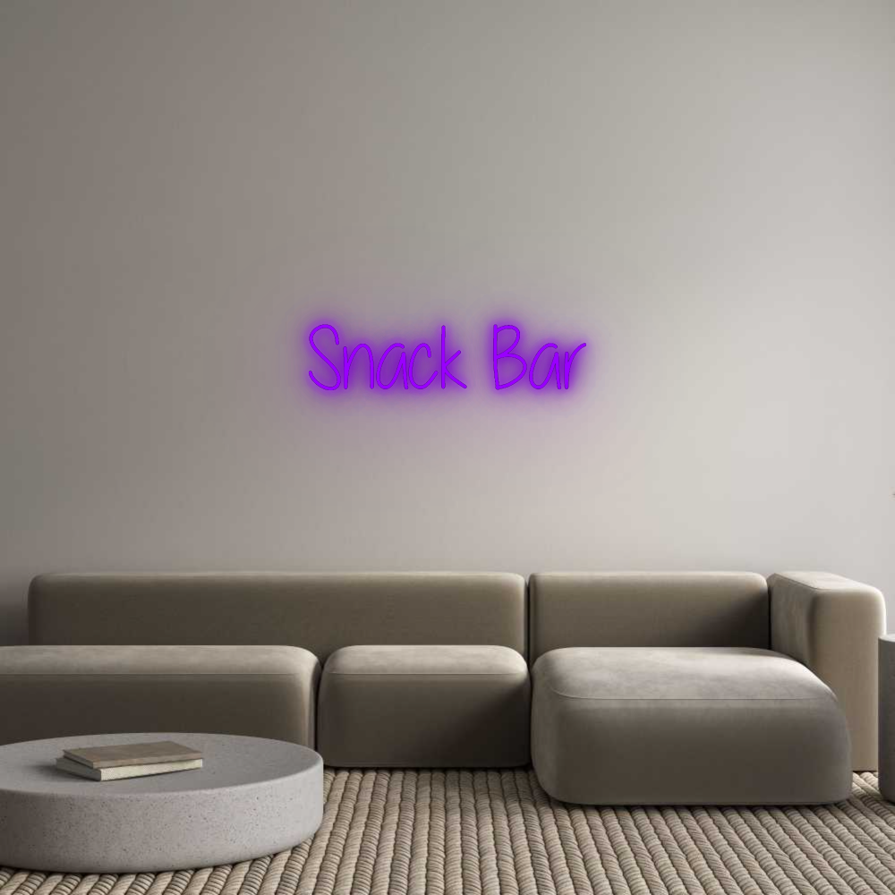 Custom Neon: Snack Bar