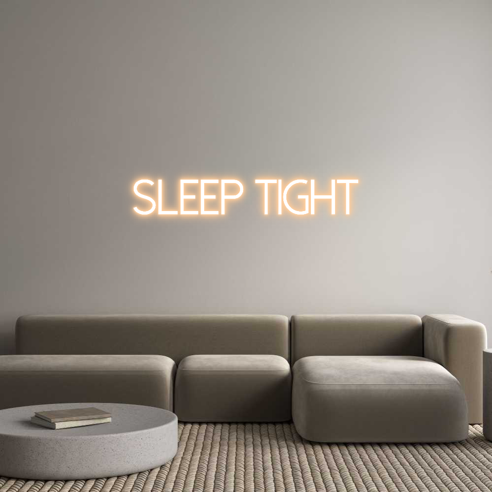 Custom Neon Text - SLEEP TIGHT