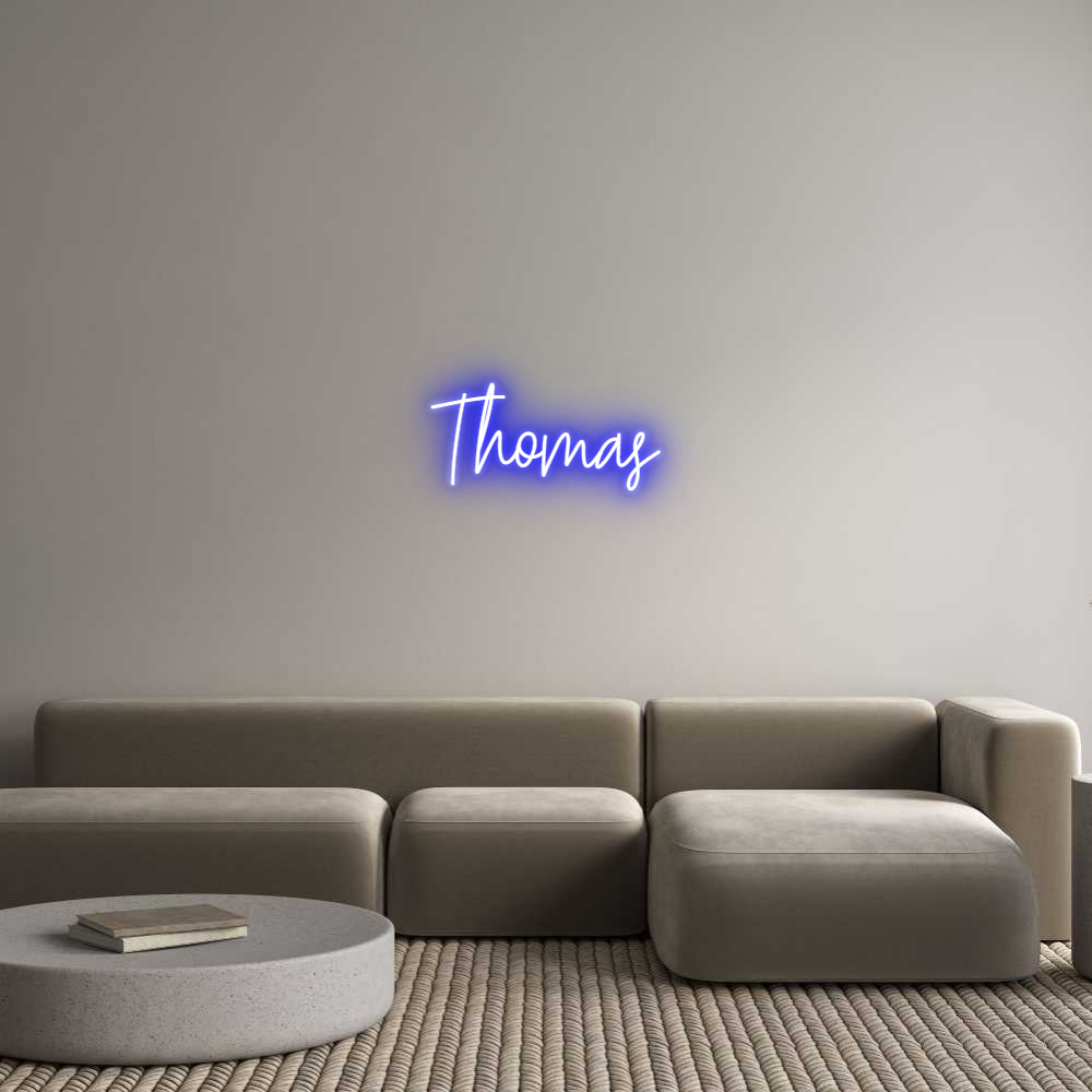 Custom Neon Text - Thomas