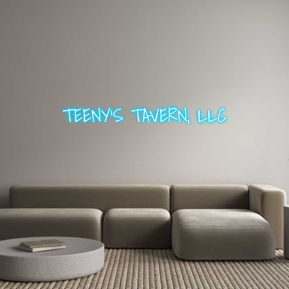 Custom Neon: TEENY'S TAVER...