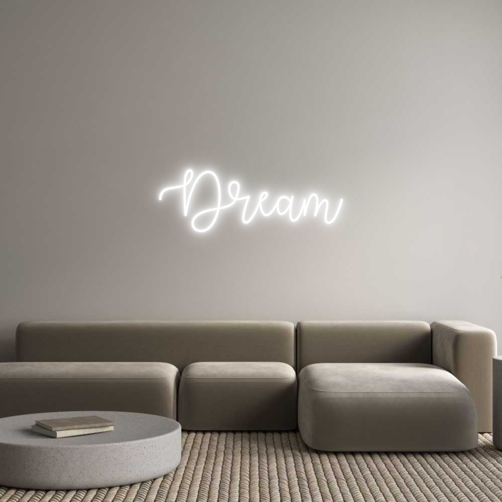 Custom Neon Text - Dream