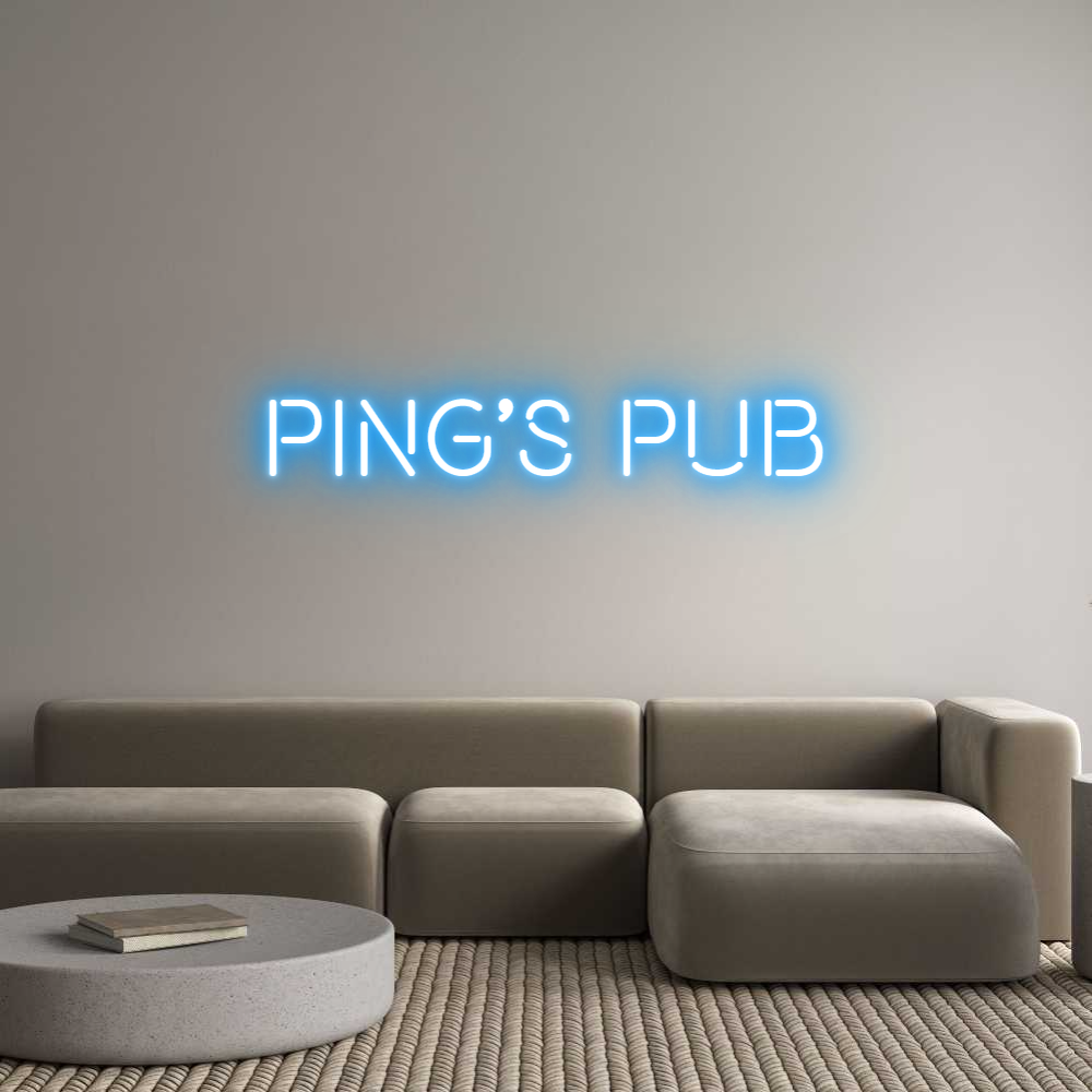 Custom Neon: Ping's  Pub