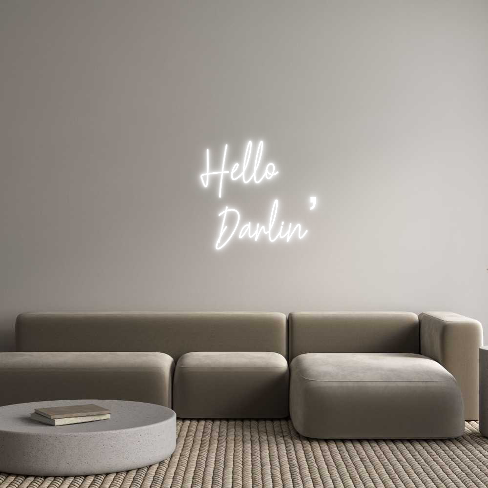 Custom Neon Text - Hello 
     ...