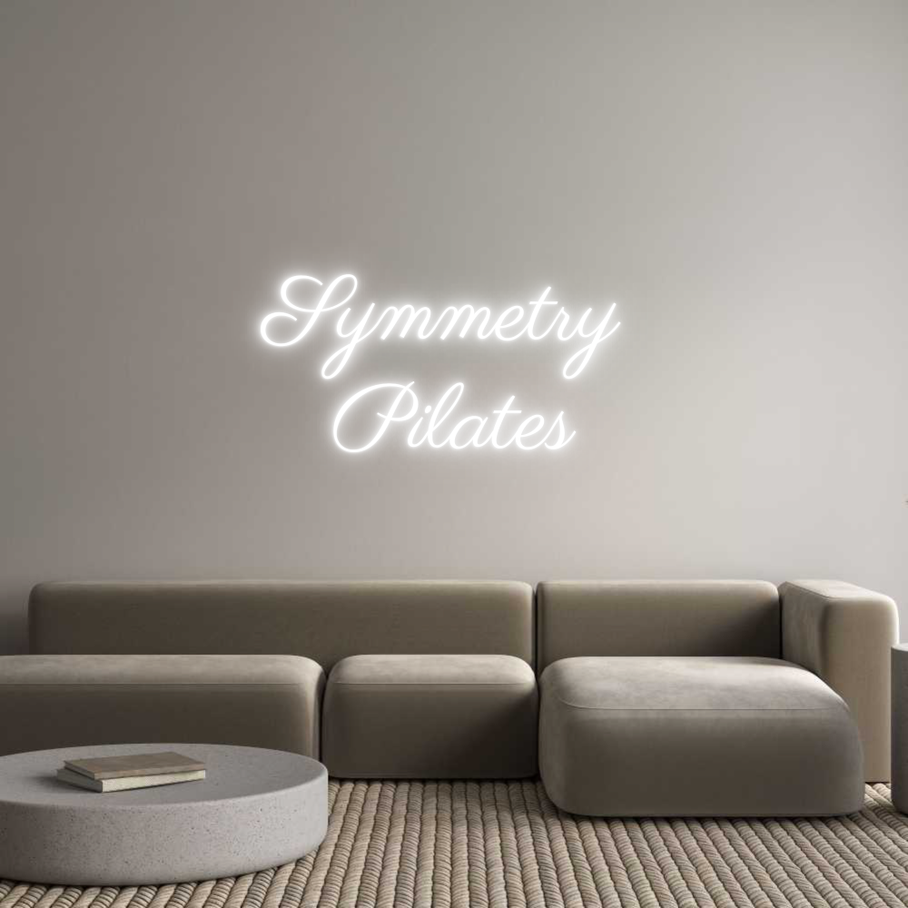 Custom Neon Text - Symmetry 
Pi...