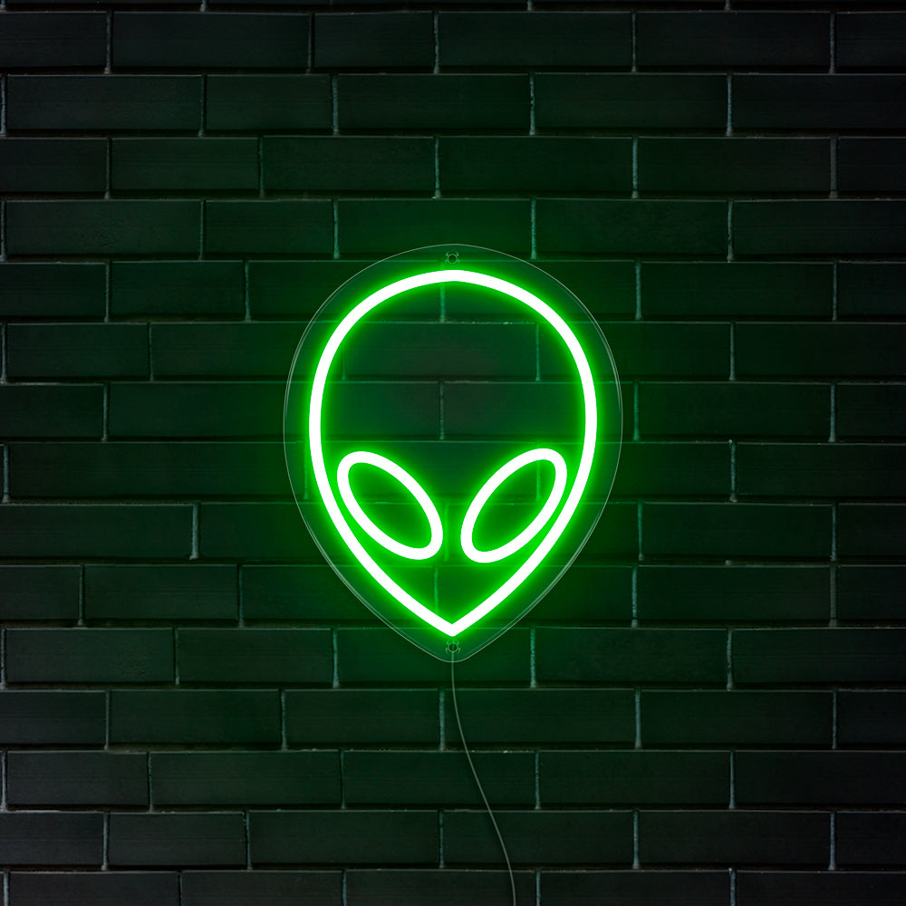 Mini Alien Head LED neon sign!