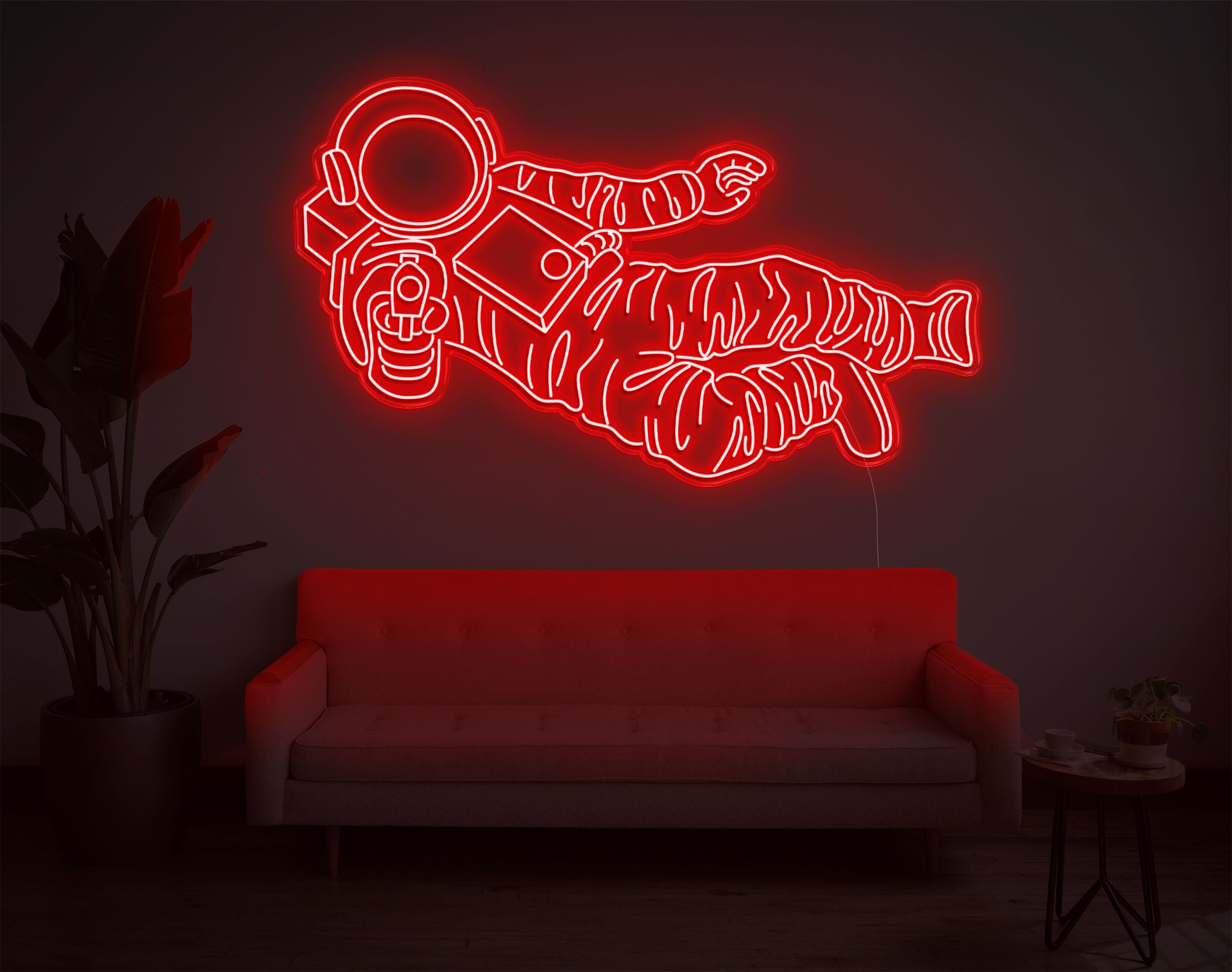 Astronaut Art LED Neon Sign!