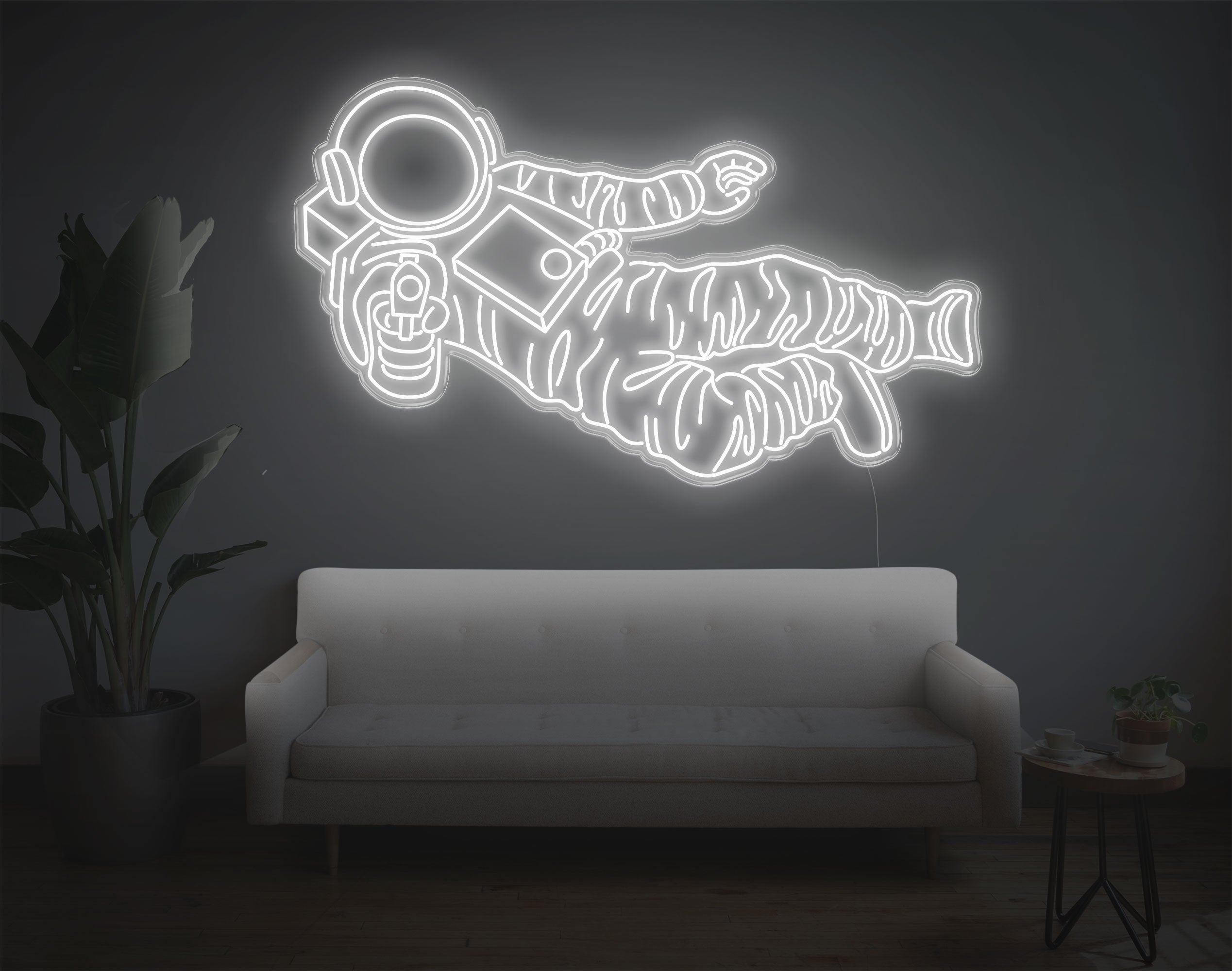 Astronaut Art LED Neon Sign!