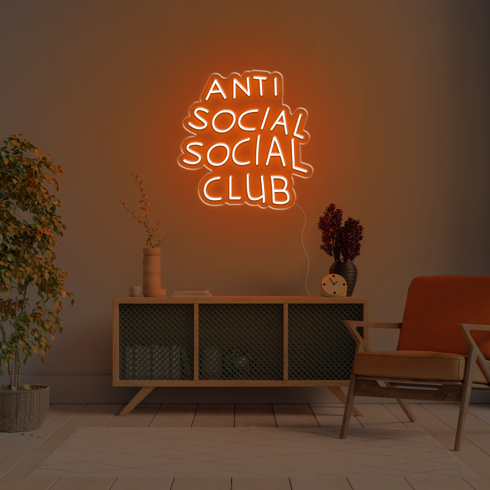 Anti Social Social Club LED Neon Sign