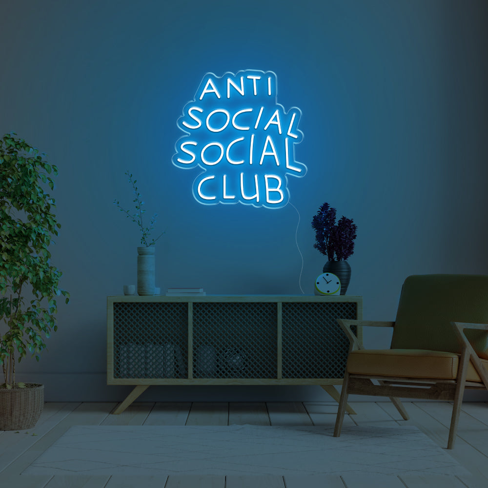 Anti Social Social Club LED Neon Sign