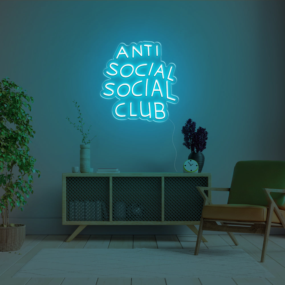 Anti Social Social Club LED Neon Sign