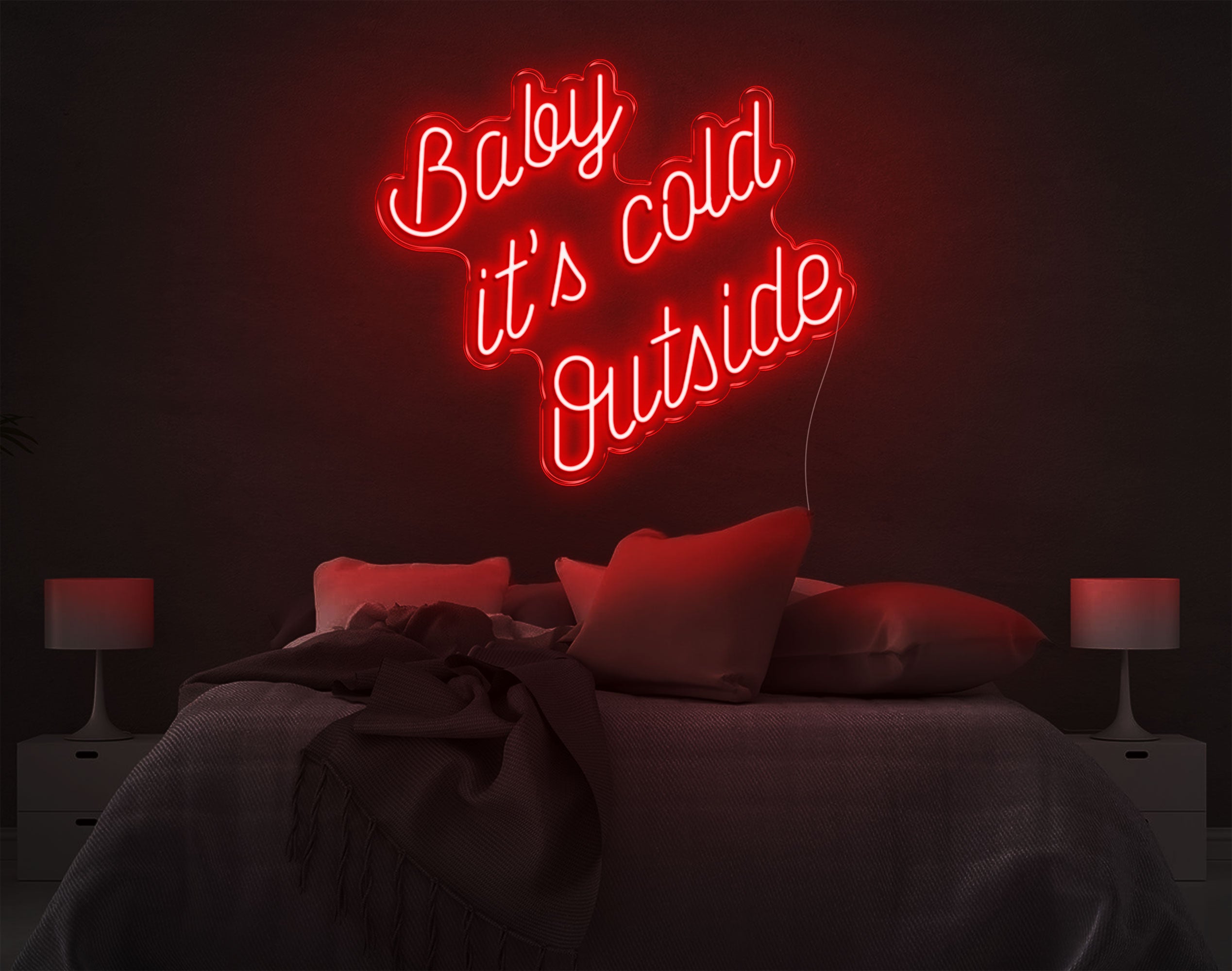 Baby Its Cold Outside LED Neon Sign