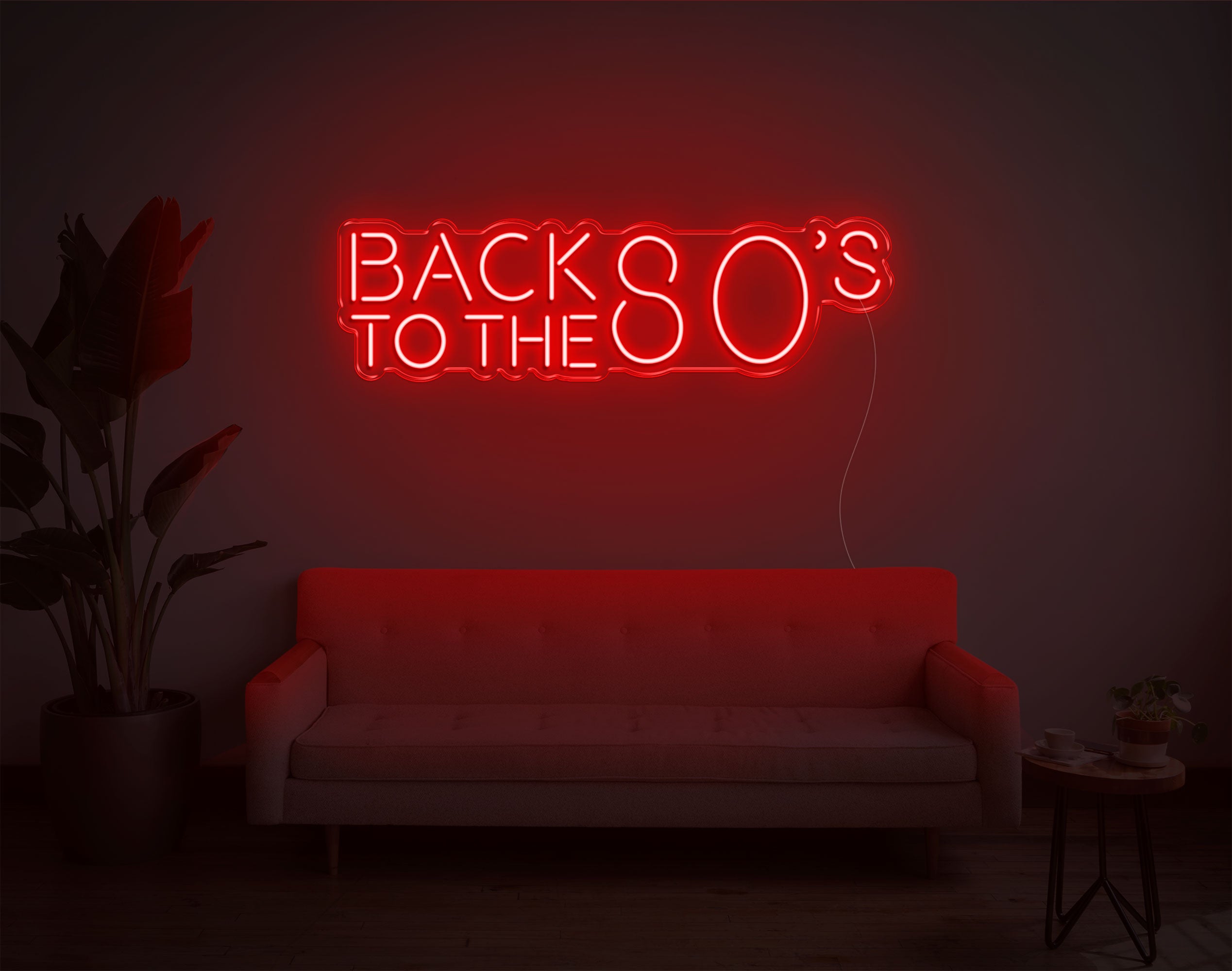 Back To The 80'S LED Neon Sign