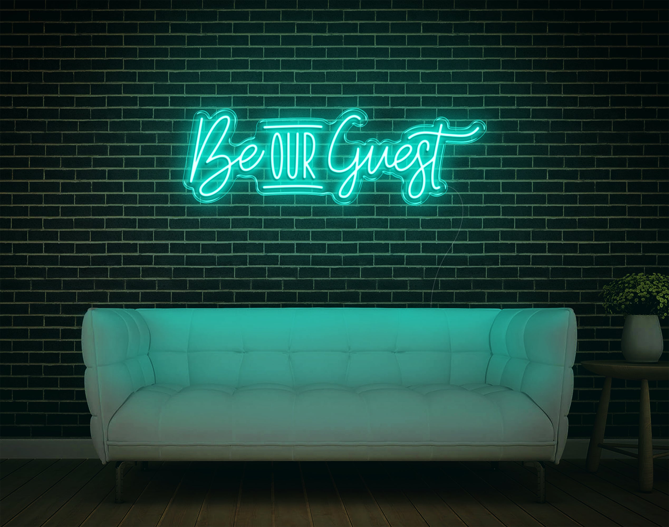 Be Our Guest LED Neon Sign