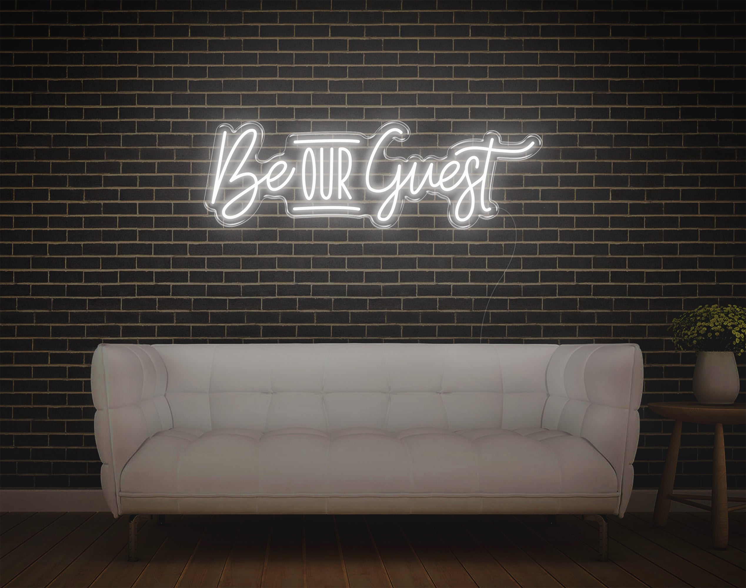 Be Our Guest LED Neon Sign