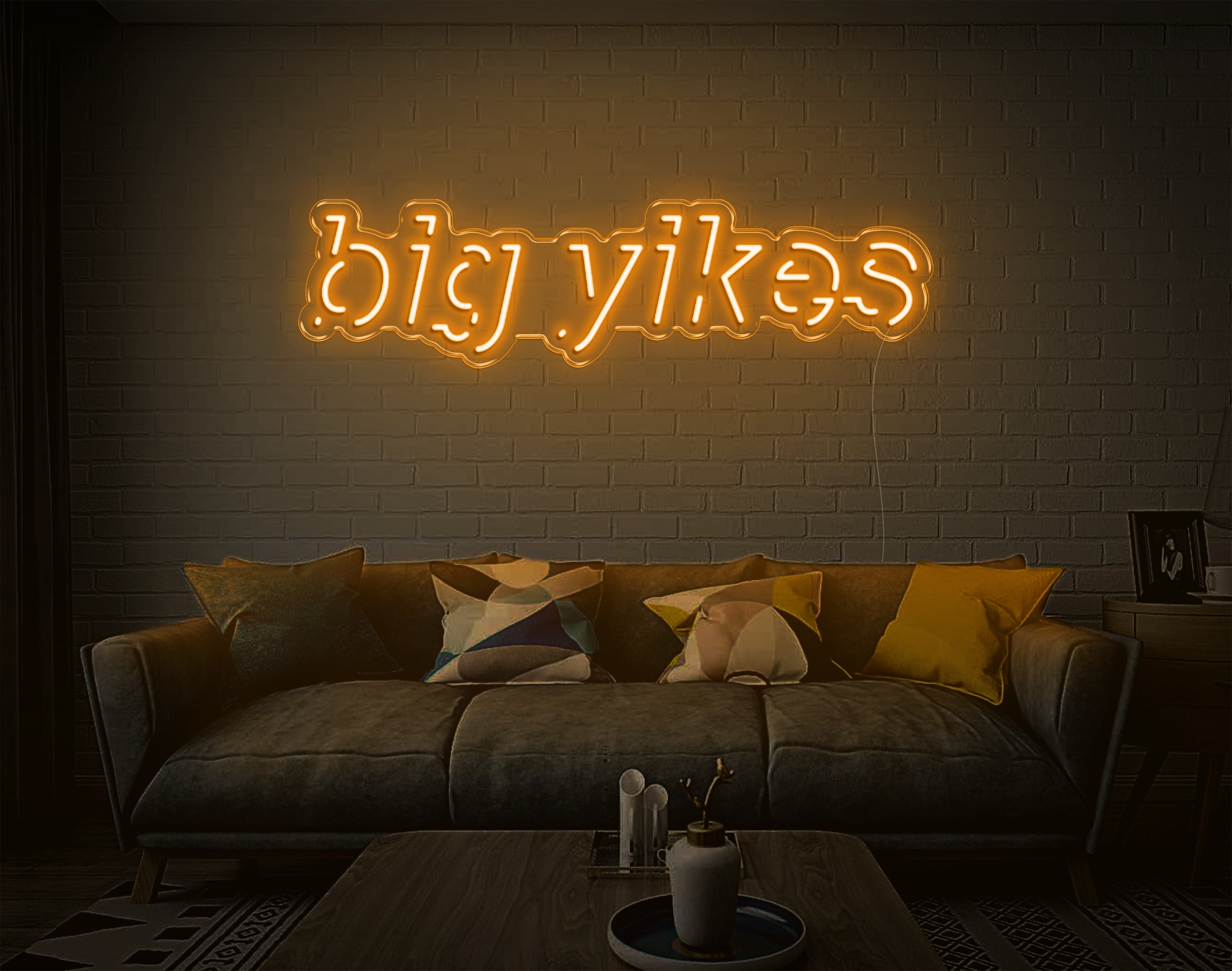 Big Yikes LED Neon Sign