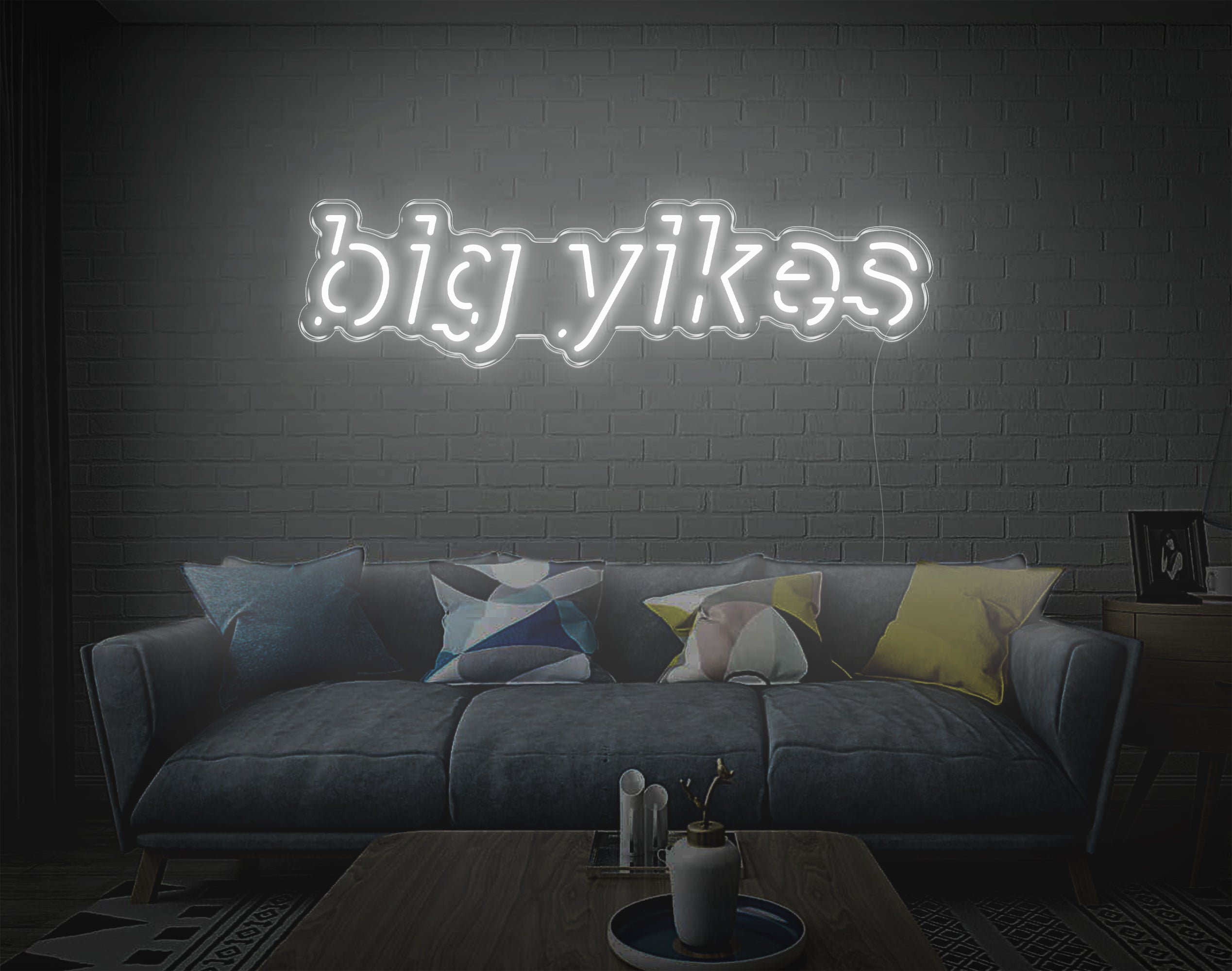 Big Yikes LED Neon Sign