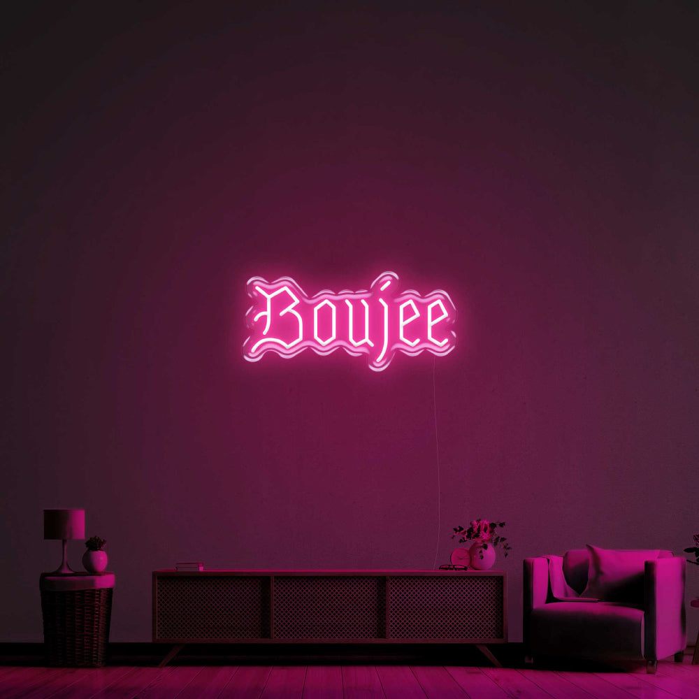 Boujee LED Neon Sign