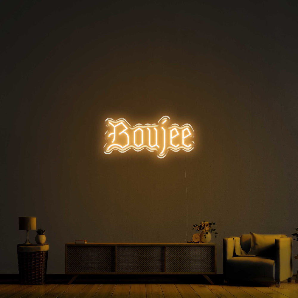 Boujee LED Neon Sign