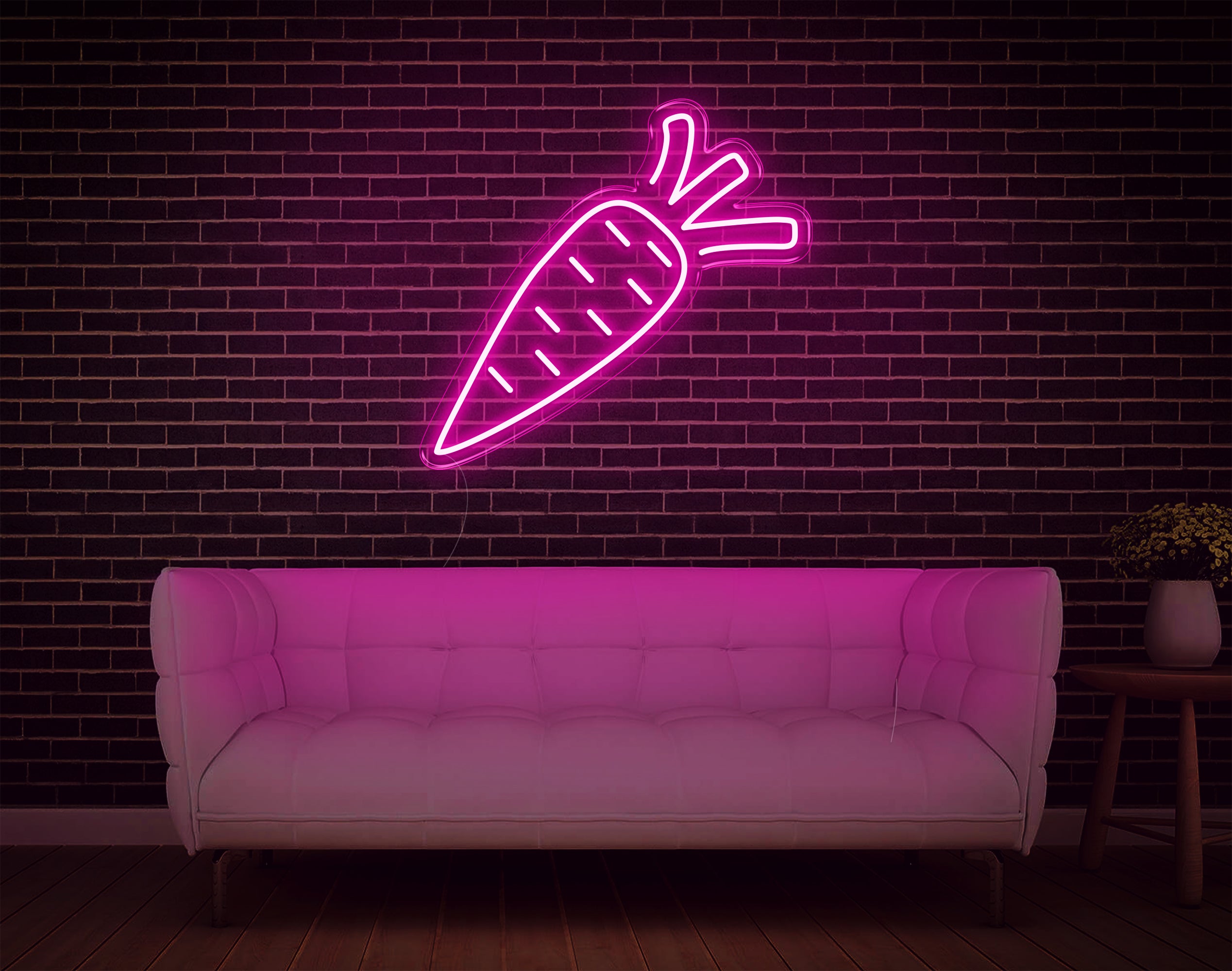 Carrot LED Neon Sign