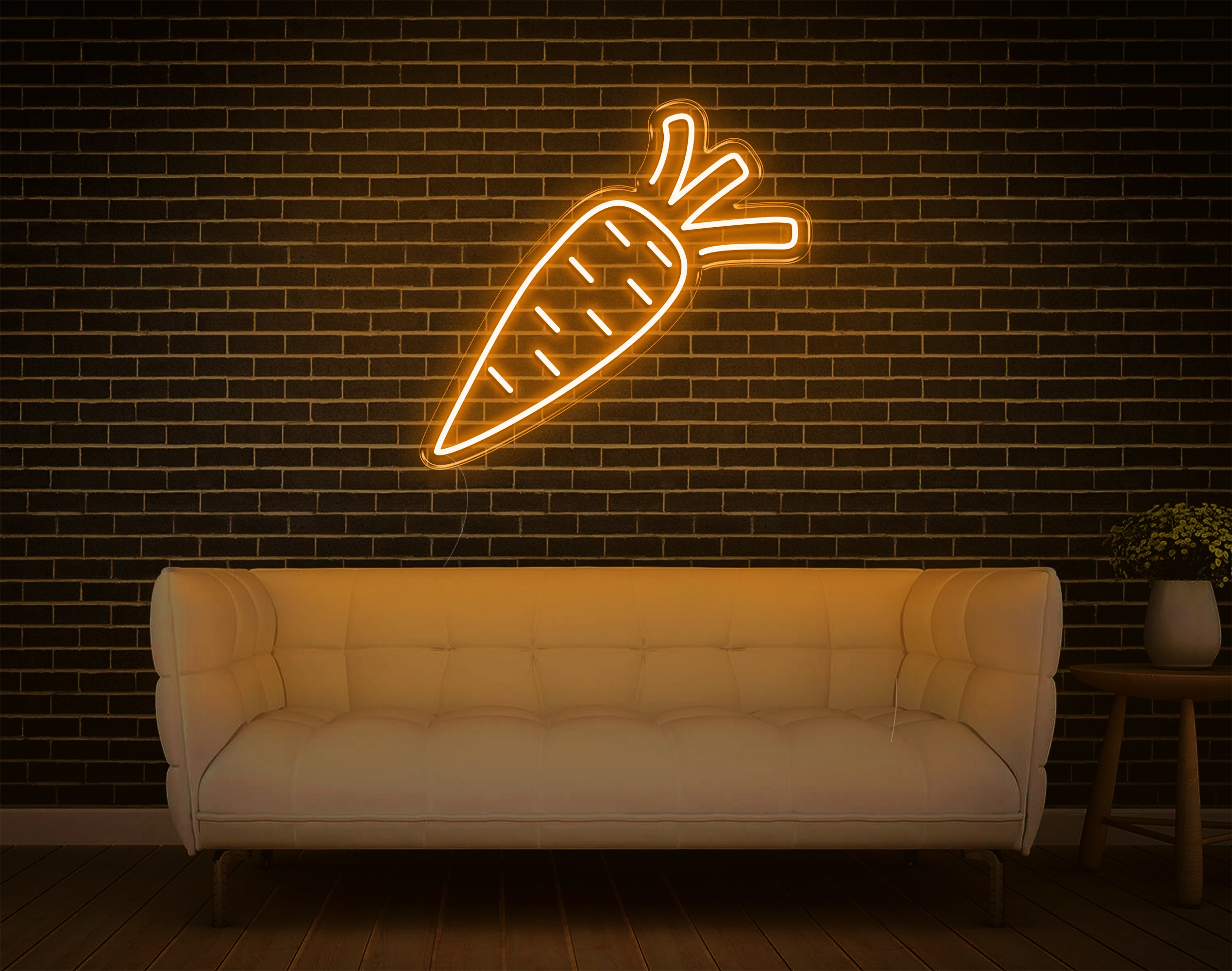 Carrot LED Neon Sign