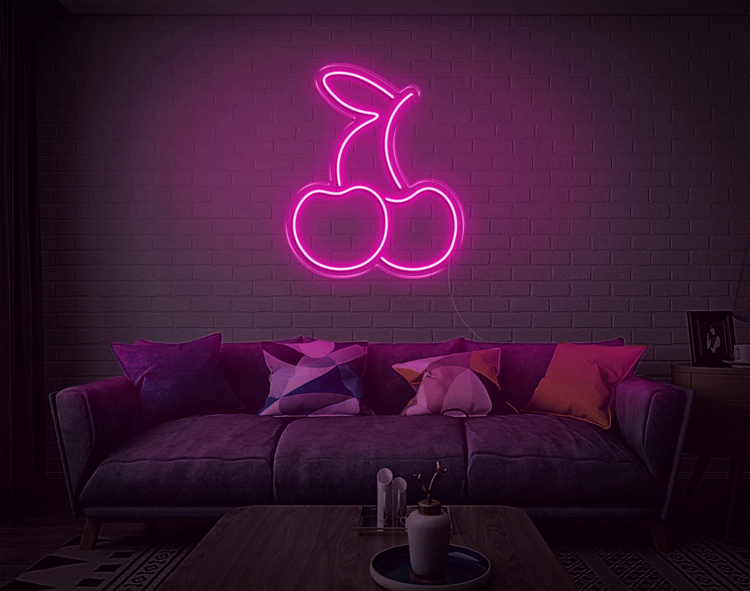 Cherry LED Neon Sign