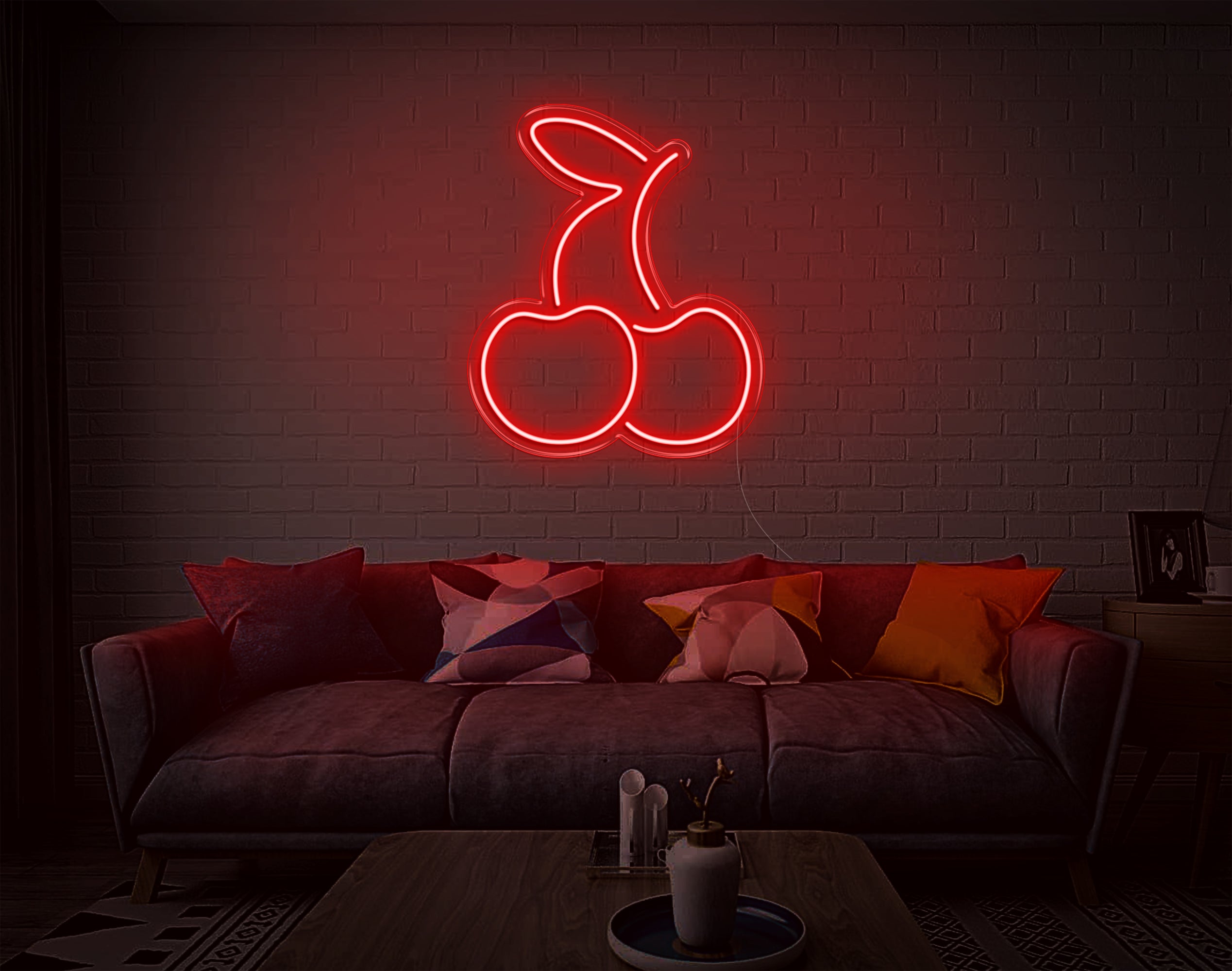 Cherry LED Neon Sign