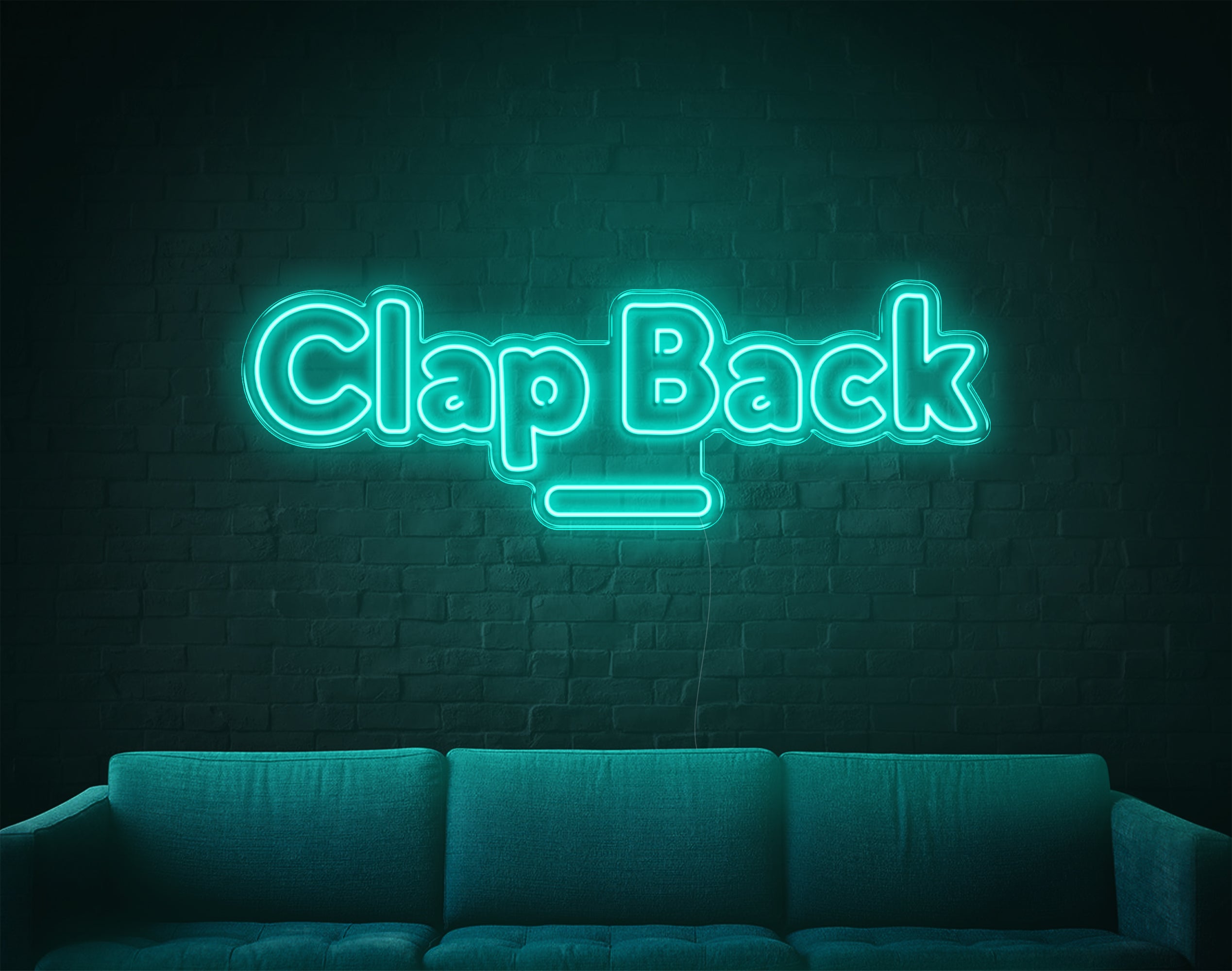 Clap Back LED Neon Sign