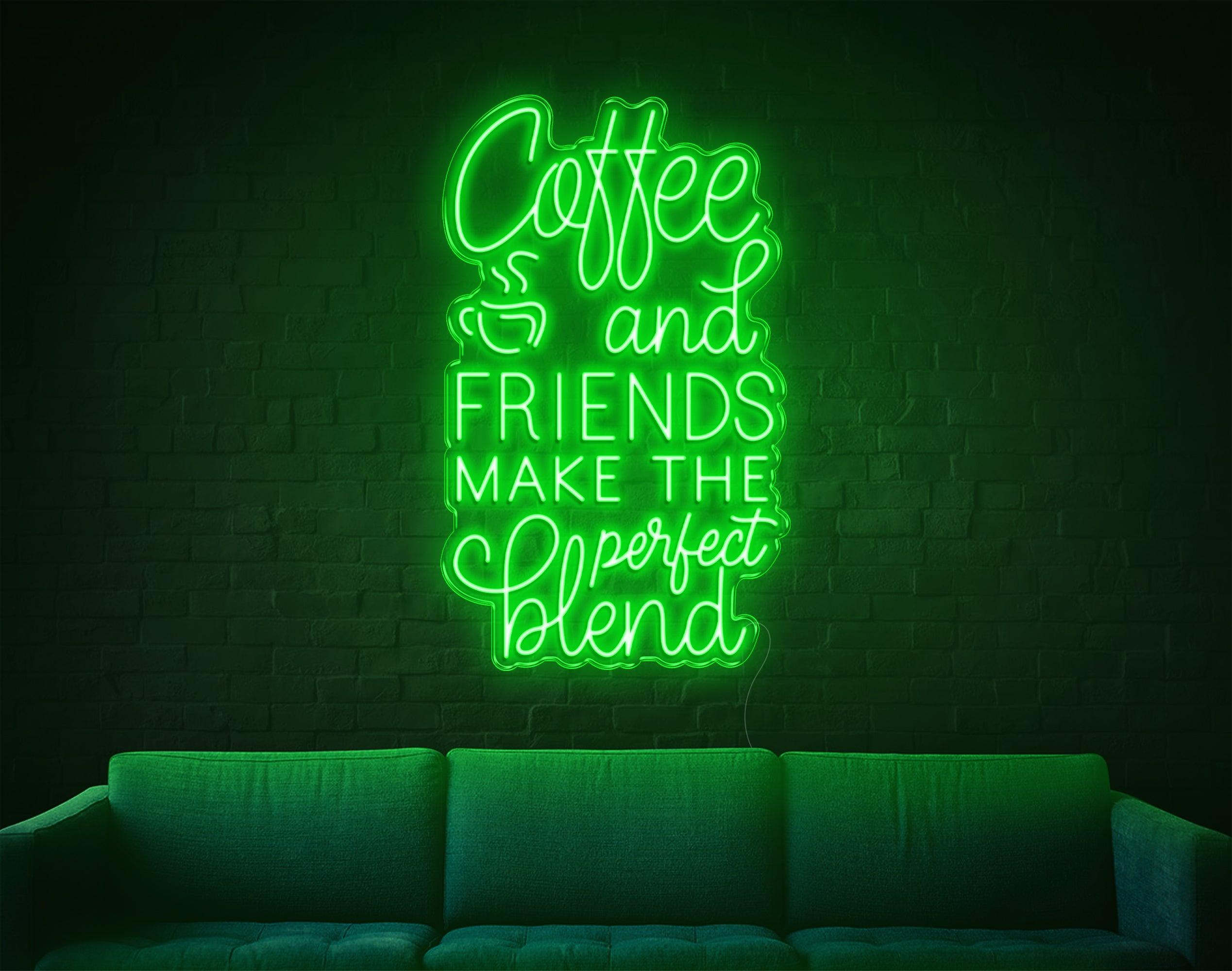 Coffee And Friends LED Neon Sign