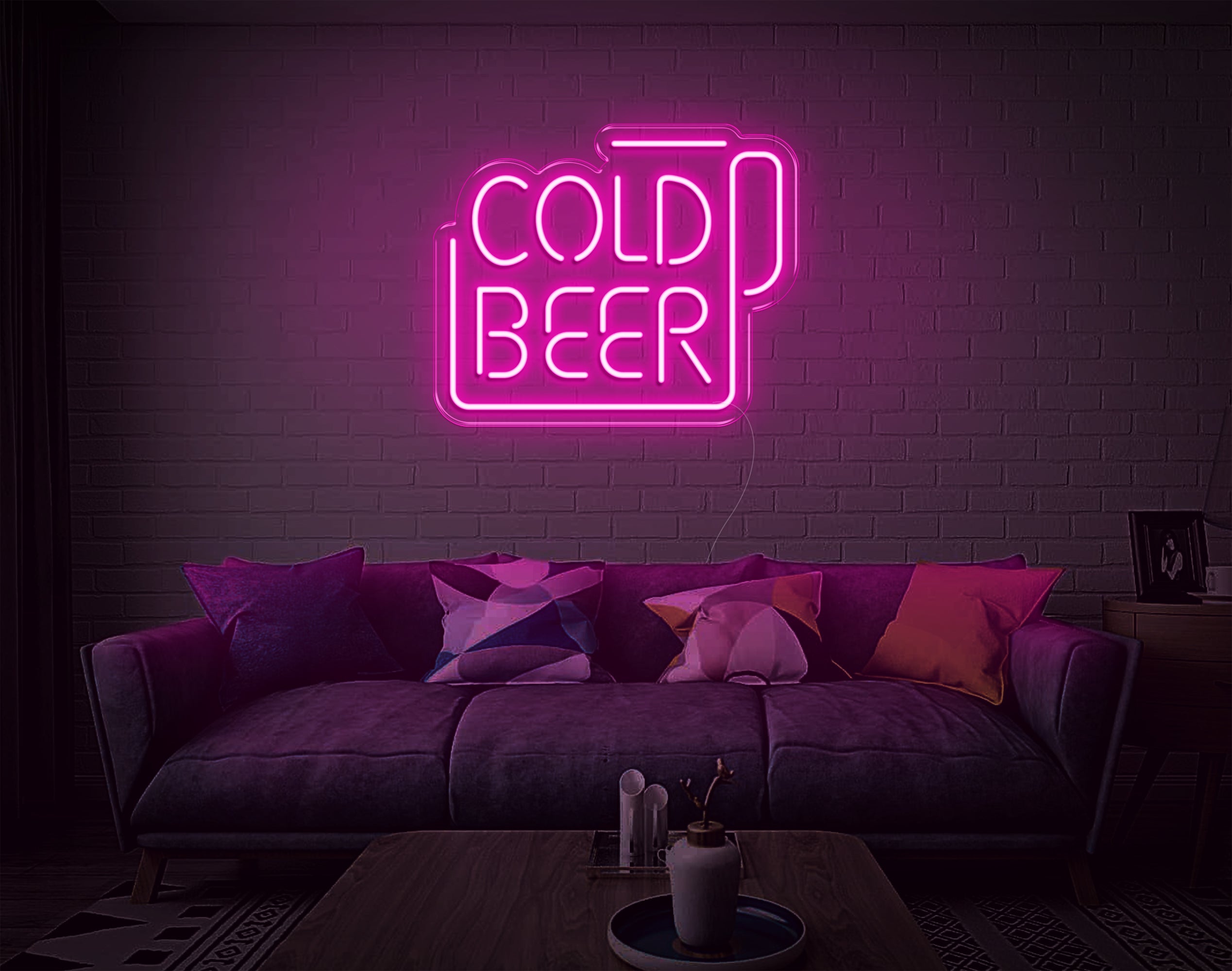 Cold Beer LED Neon Sign