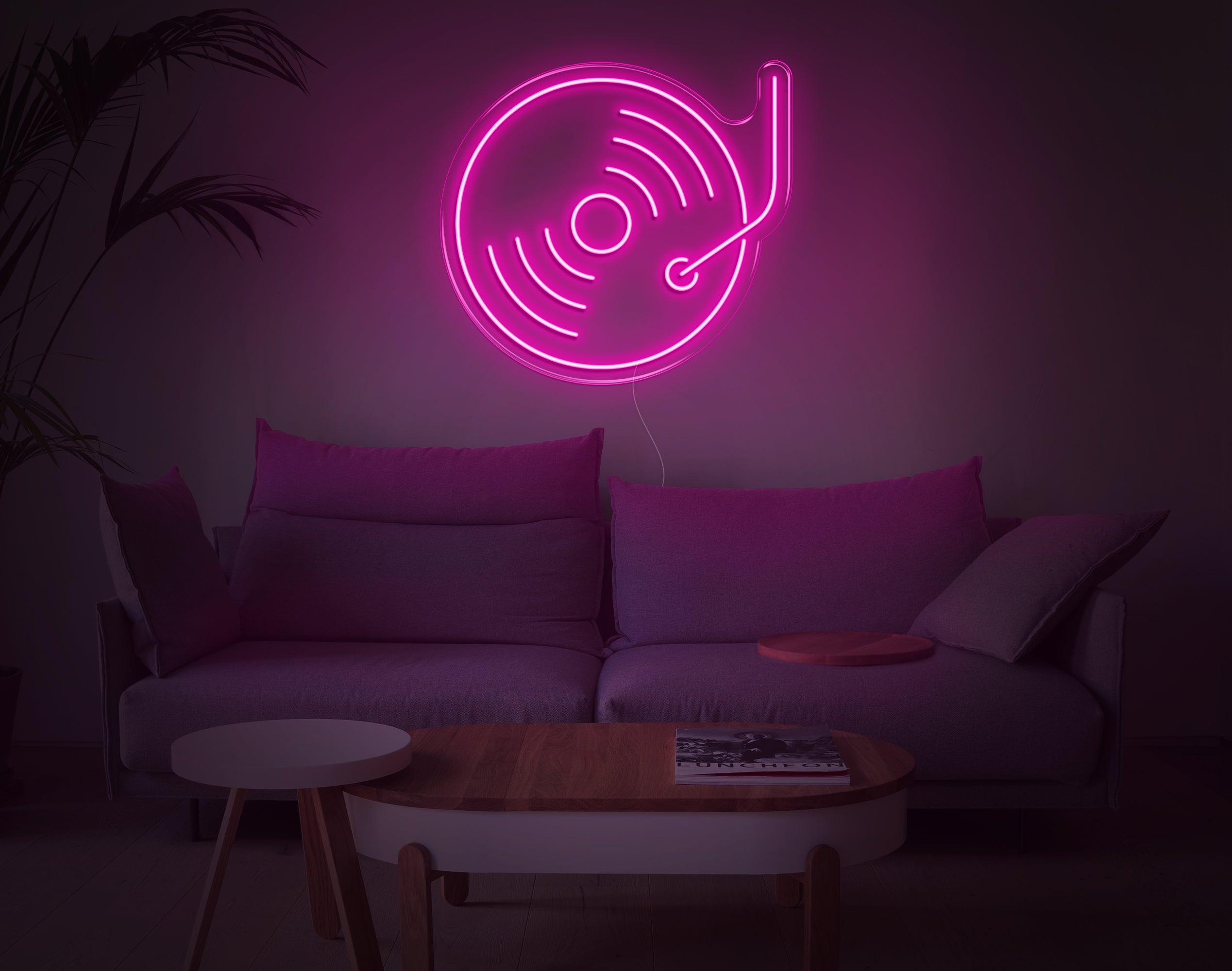 Disc LED Neon Sign!