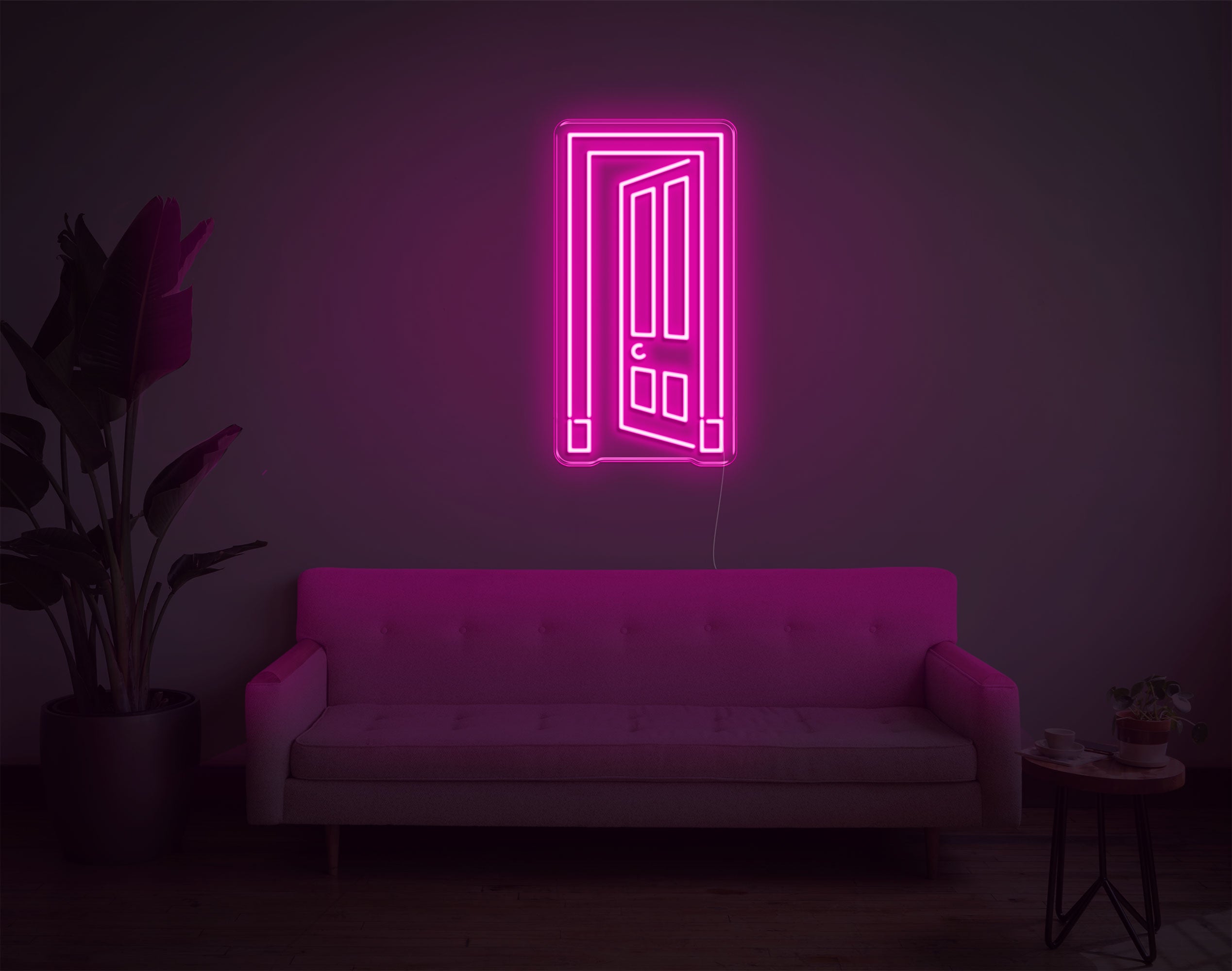 Door LED Neon Sign