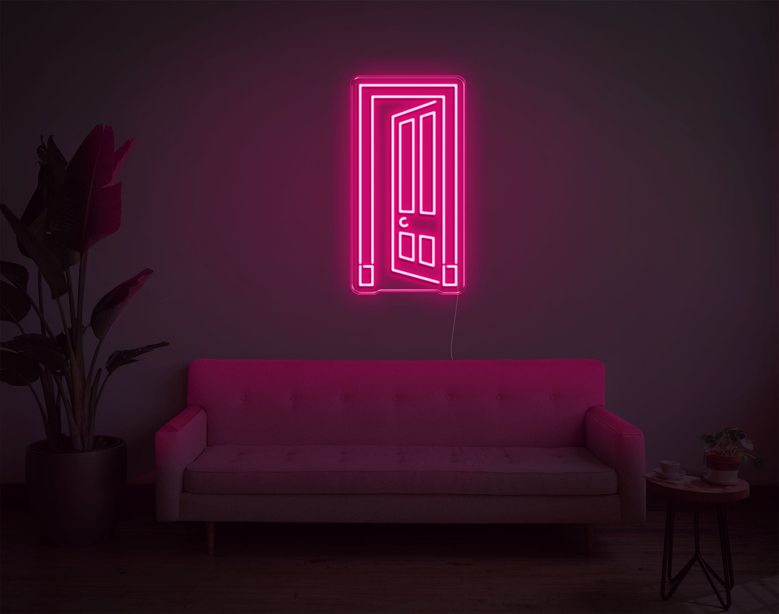 Door LED Neon Sign