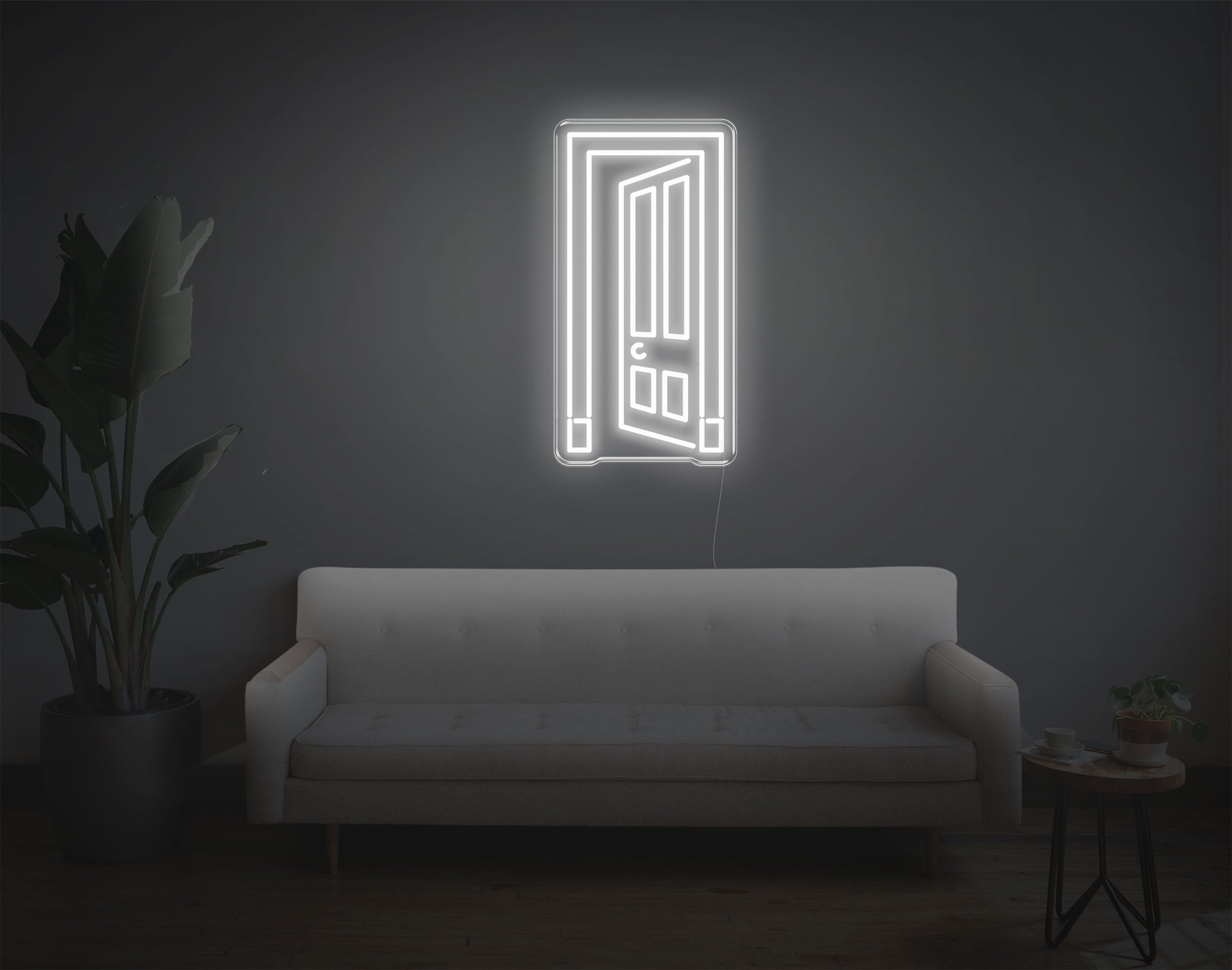 Door LED Neon Sign