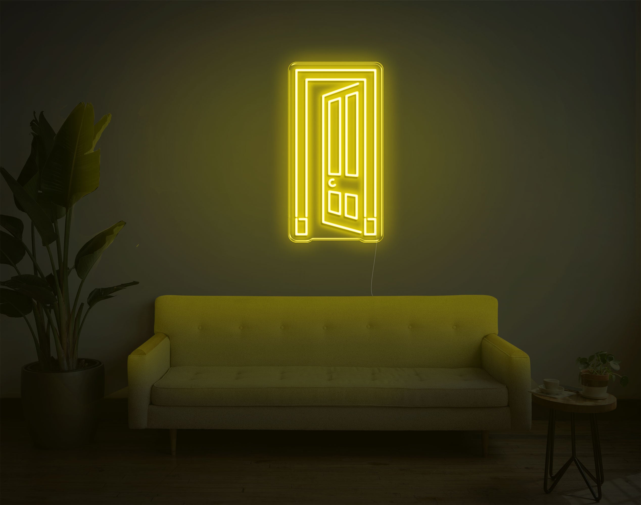 Door LED Neon Sign