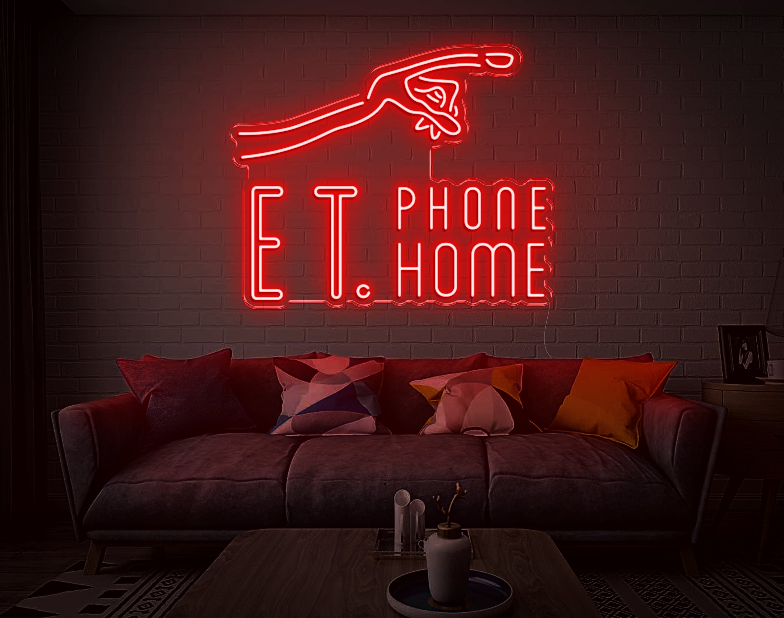 Et Phone Home LED Neon Sign