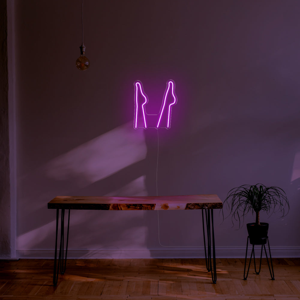 Legs LED Neon Sign