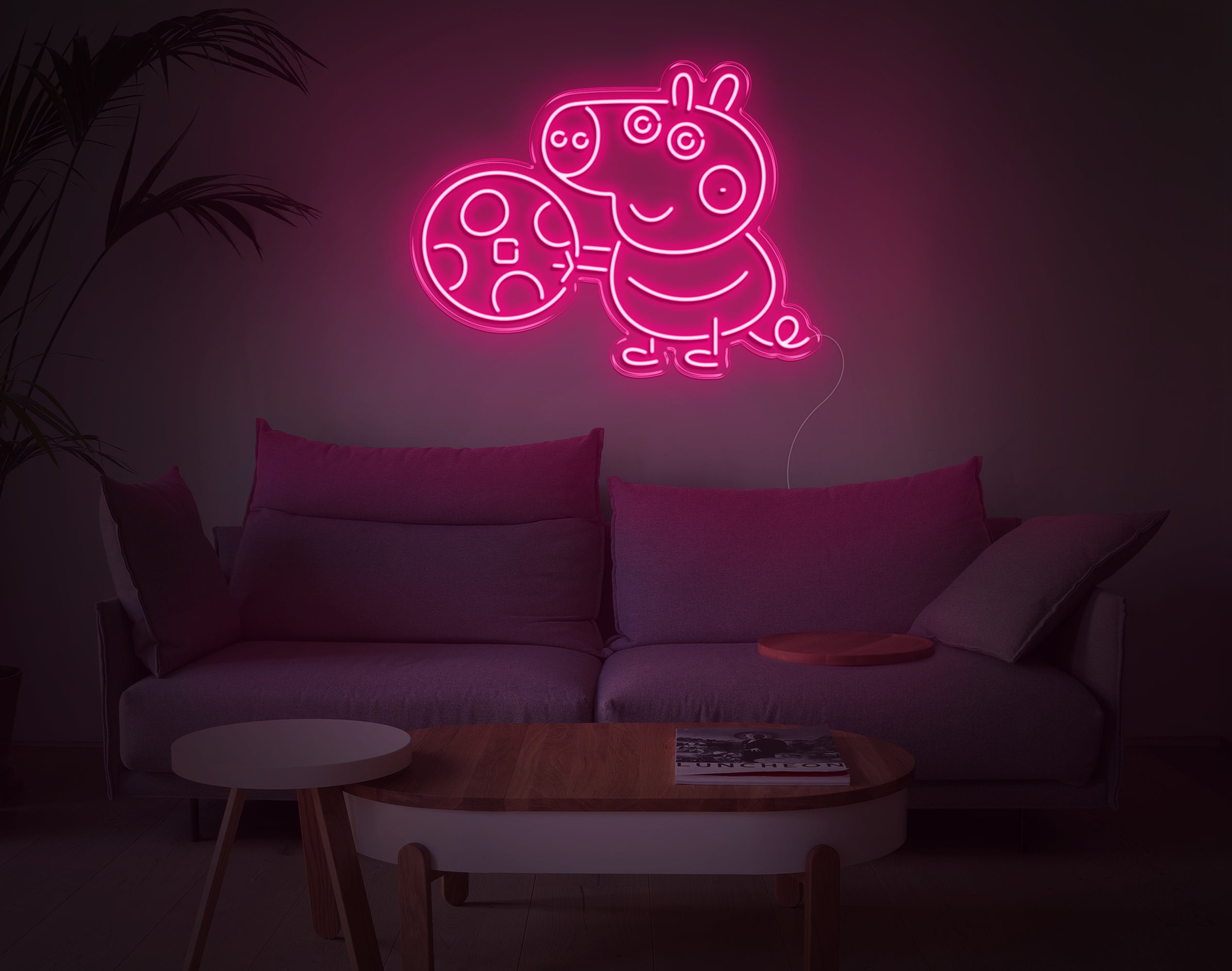 George Pig LED Neon Sign