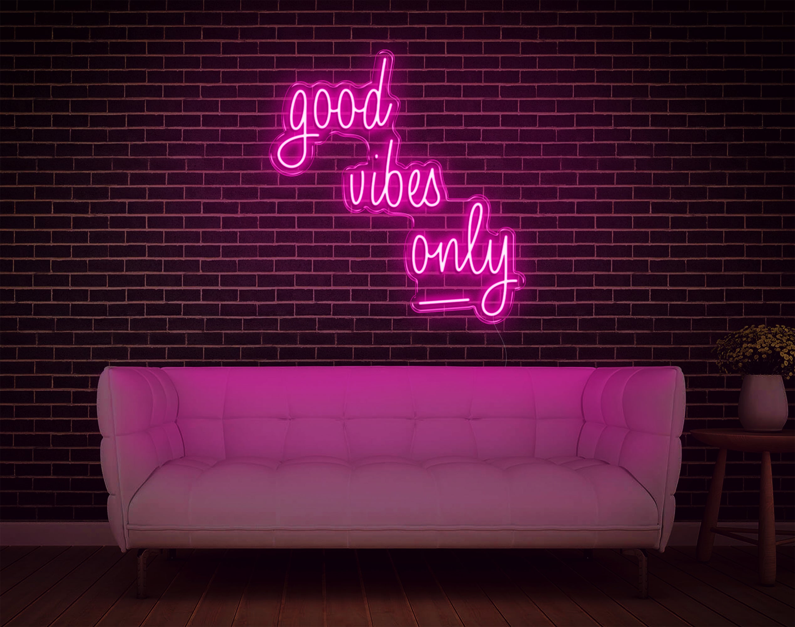 Good Vibes Only V1 LED Neon Sign