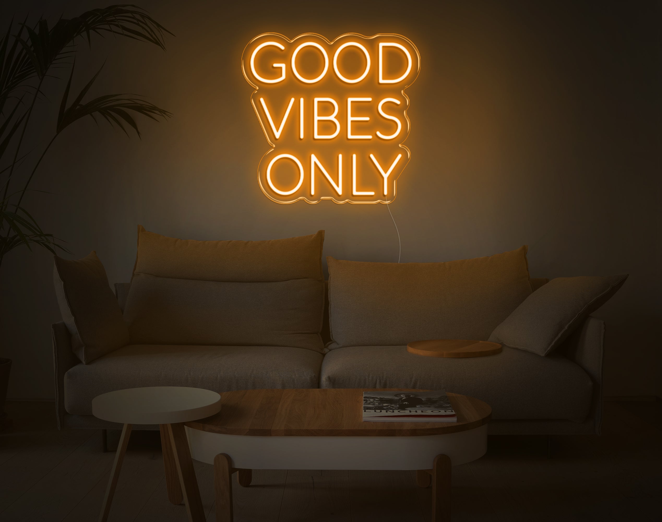 Good Vibes Only V2 LED Neon Sign