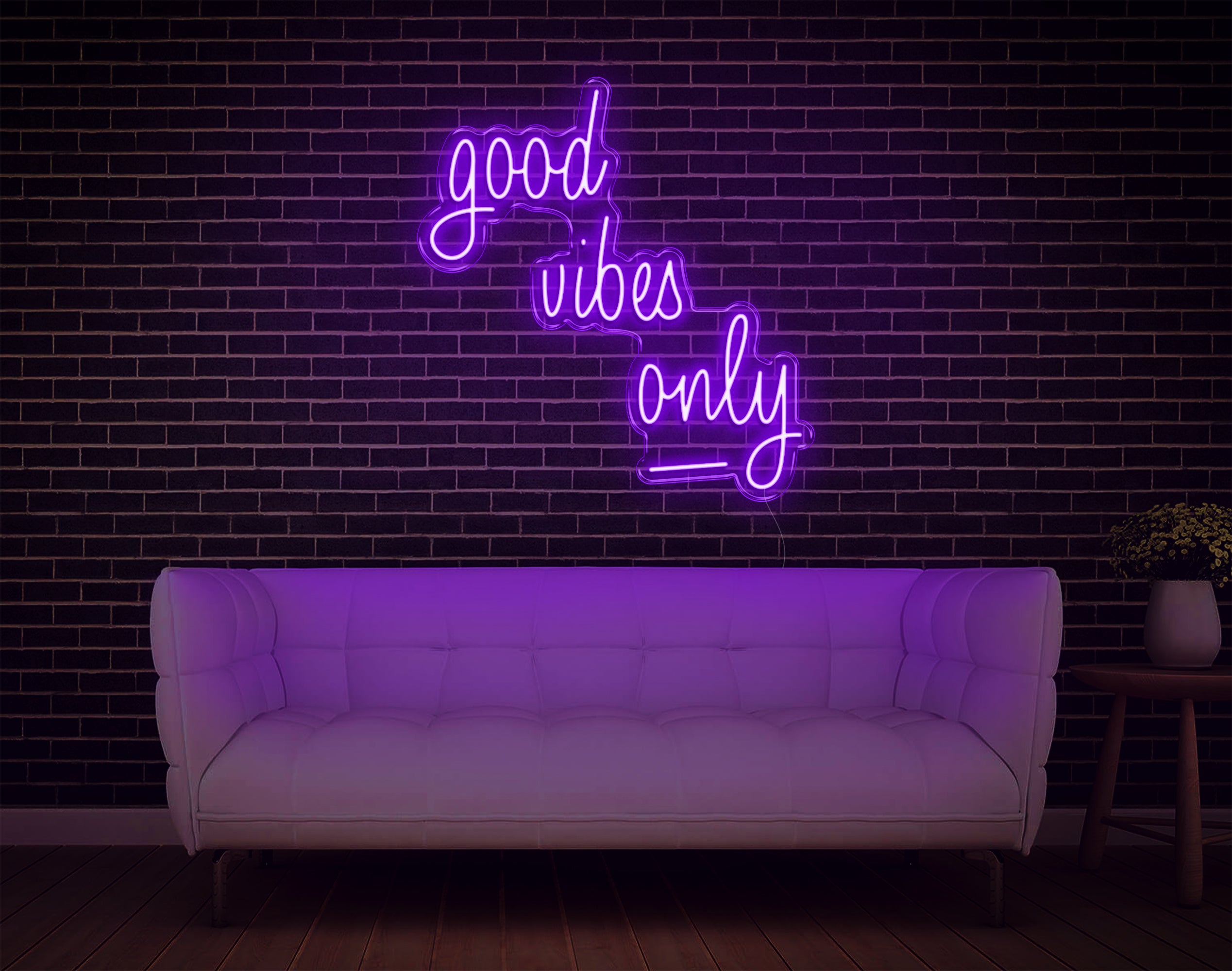 Good Vibes Only V1 LED Neon Sign