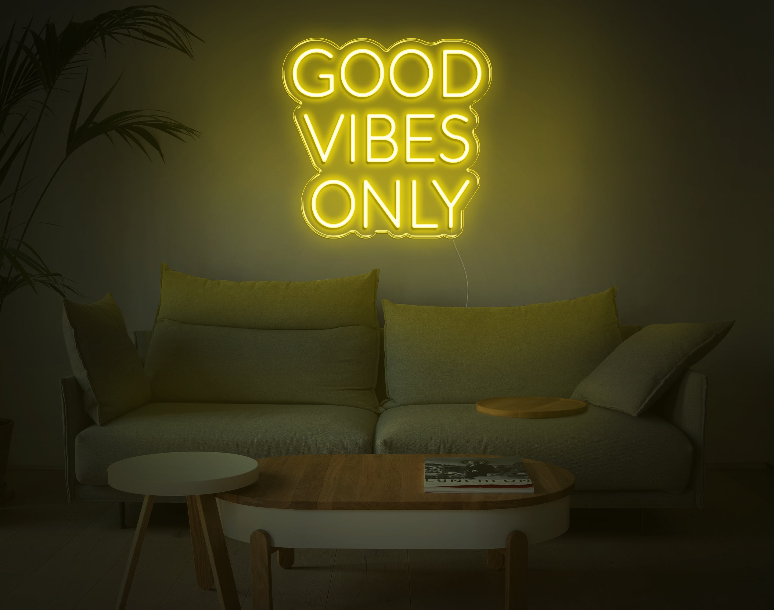 Good Vibes Only V2 LED Neon Sign