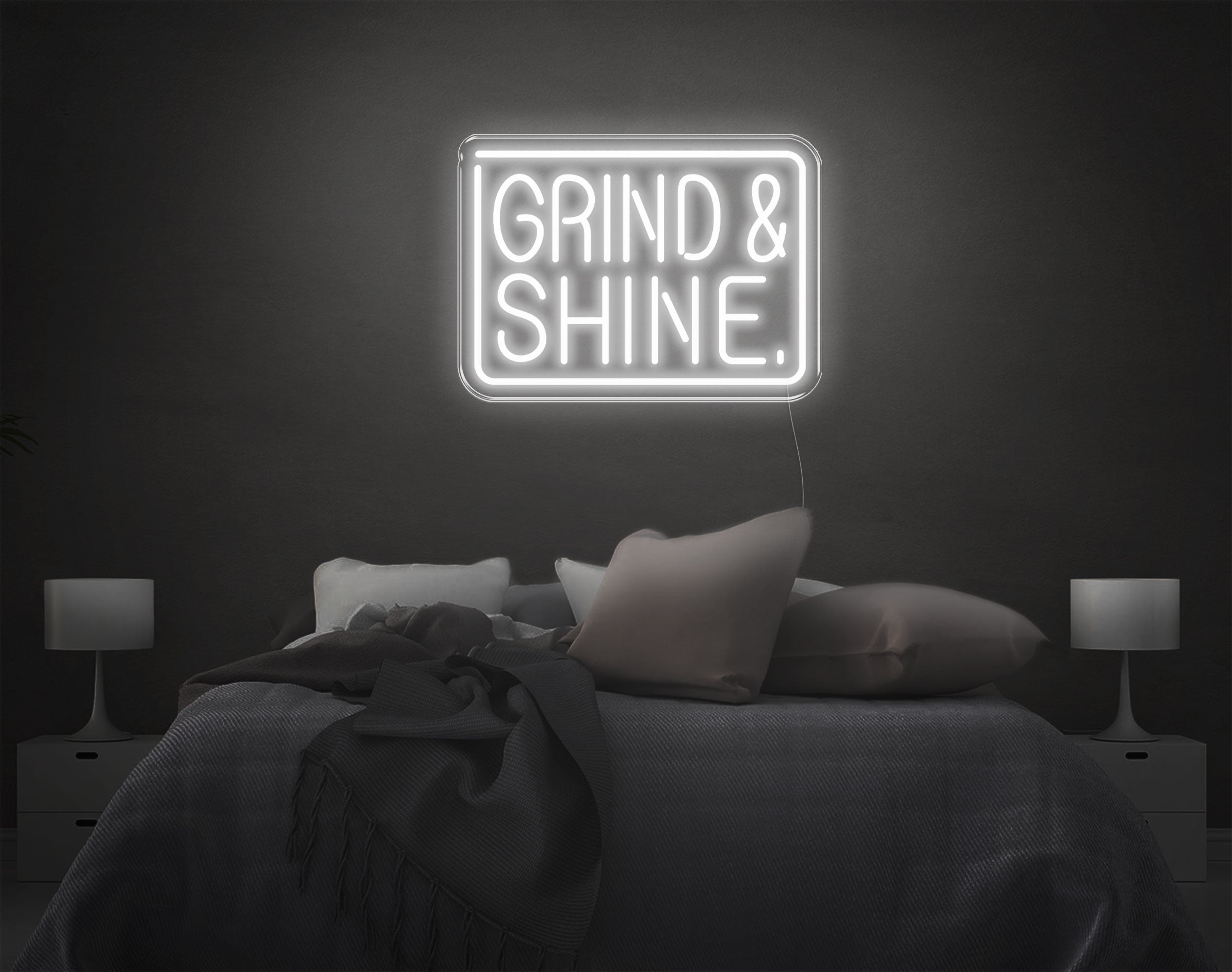 Grind And Shine LED Neon Sign