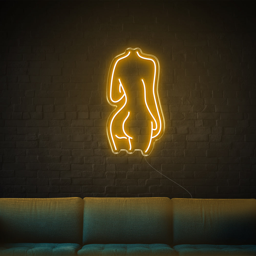 Lady Back LED Neon Sign