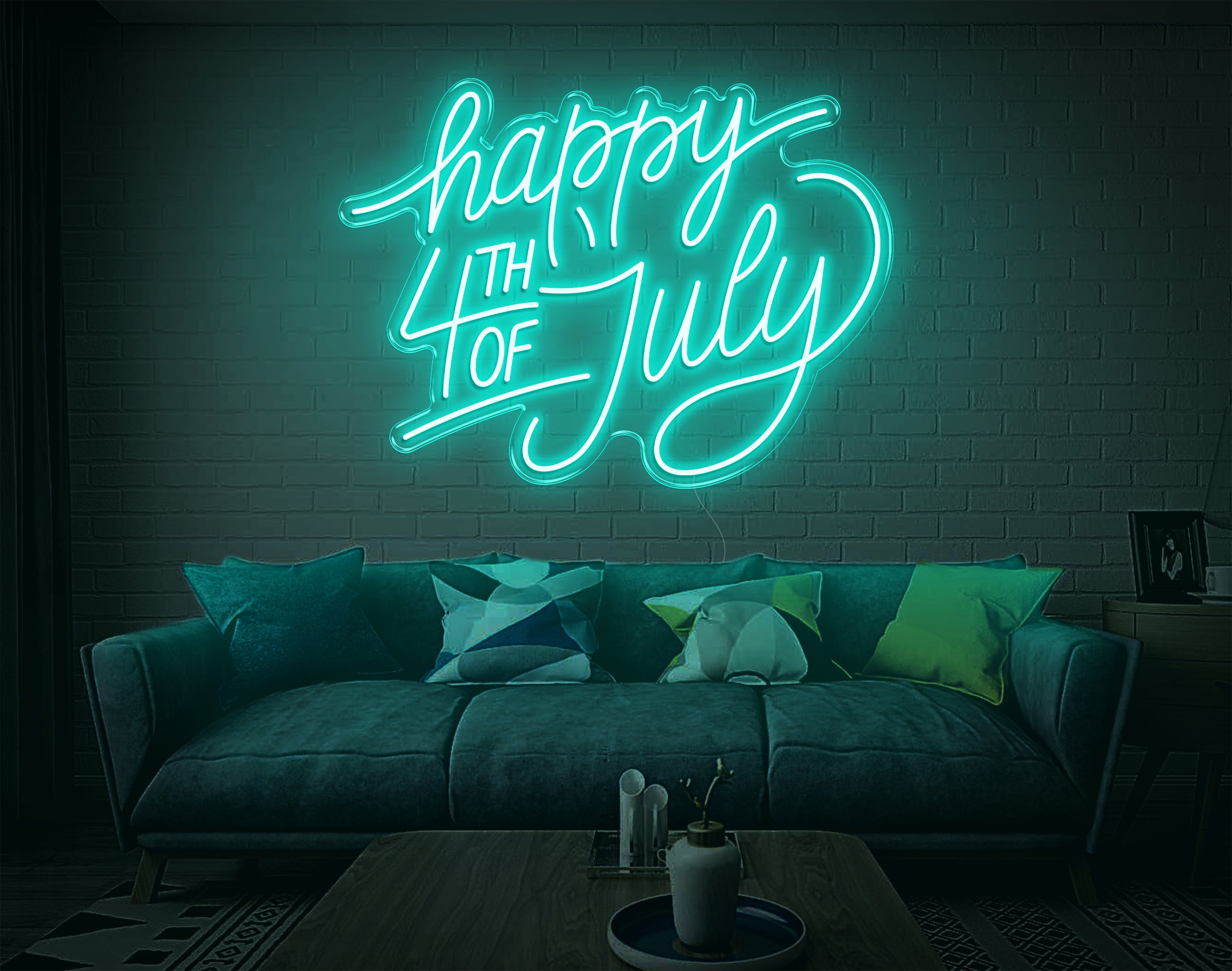 Happy 4Th Of July LED Neon Sign